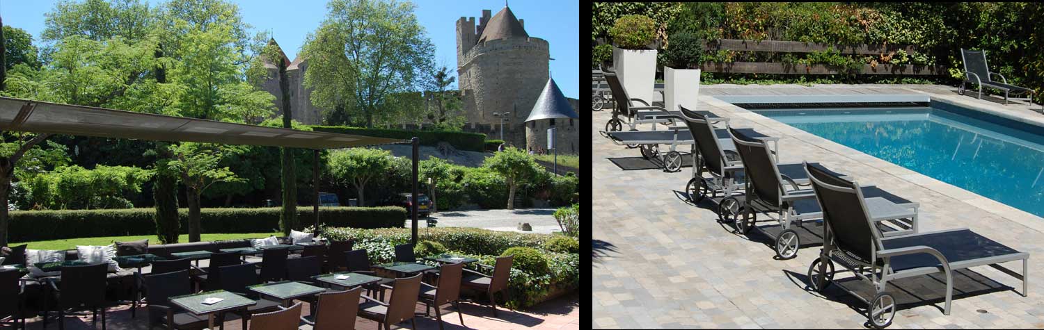 Hôtel du chateau à Carcassonne réalisé par Montagne et Associés Architectes à Toulouse